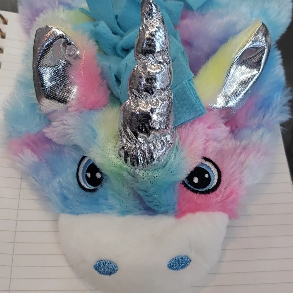 Fofos Dog Apparel Cozy Multicolor Unicorn Costume